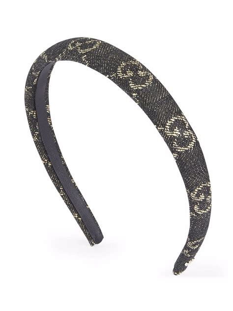 gucci embellished headband replica|gucci denim headband.